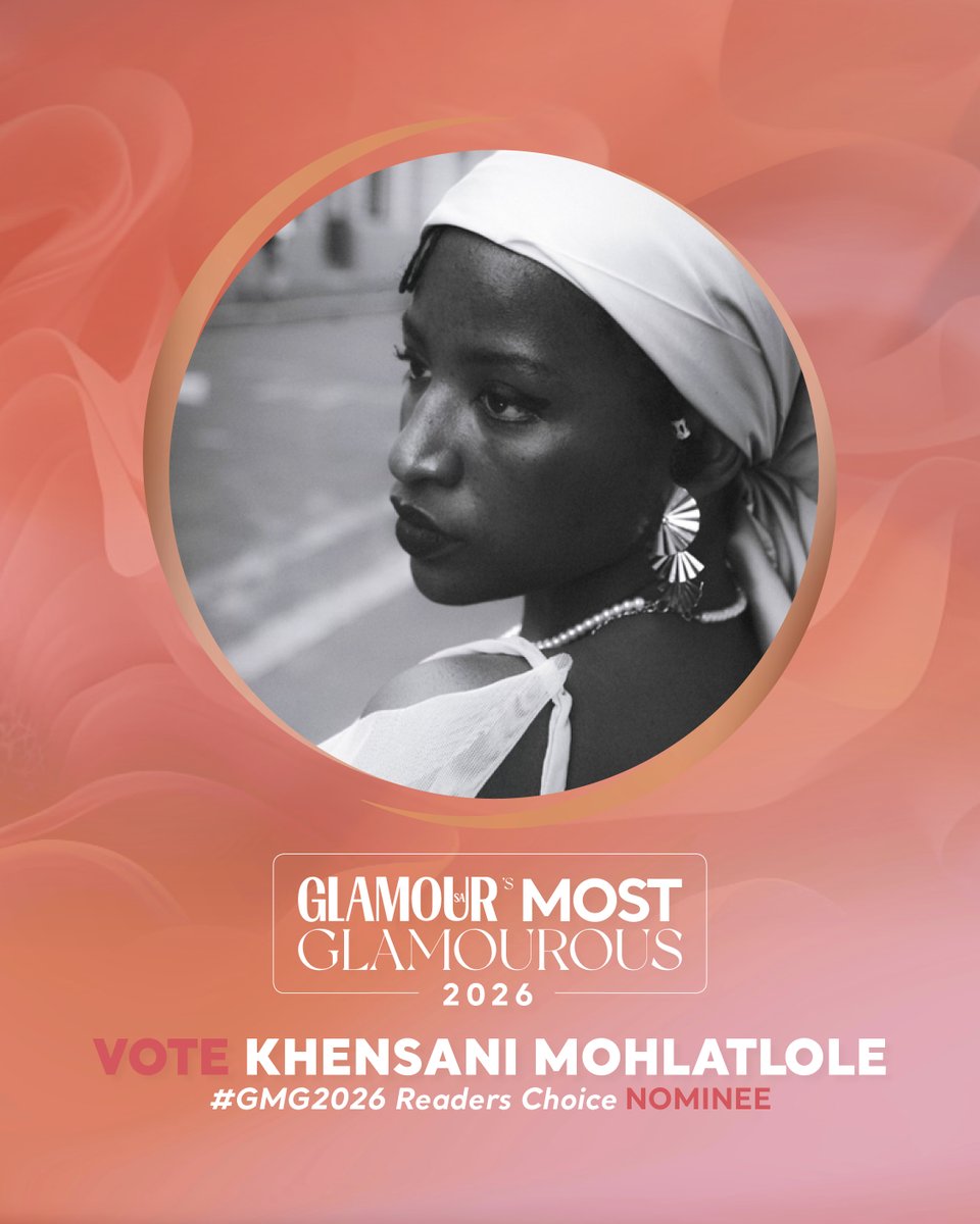 GLAMOUR_sa's tweet photo. Introducing our Readers Choice Award nominee Khensani Mohlatlole. 

Click the link to vote for Khensani Mohlatlole. 
https://t.co/lgnWPNKEFB https://t.co/EKneO1Fa0f