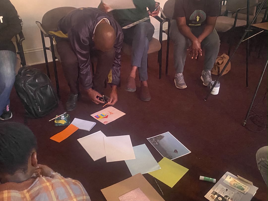 BYOgallery's tweet photo. 1/2 Currently happening at @BYOgallery, a Master Class on working with archives led by the visiting artist-in-residence, Onyeka Igwe, from Nigeria.
#BYOgallery https://t.co/2DLUgEDn0q