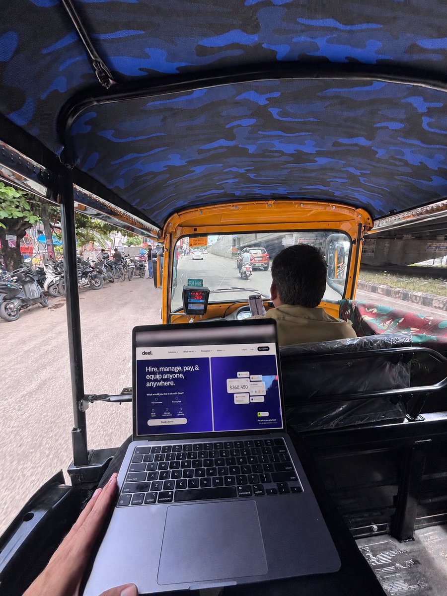 AbdulJa23943368's tweet photo. how remote work in kochi looks like 😅
@deel
#remotework #deel #kochi #tuktuk https://t.co/cQnXujOSme