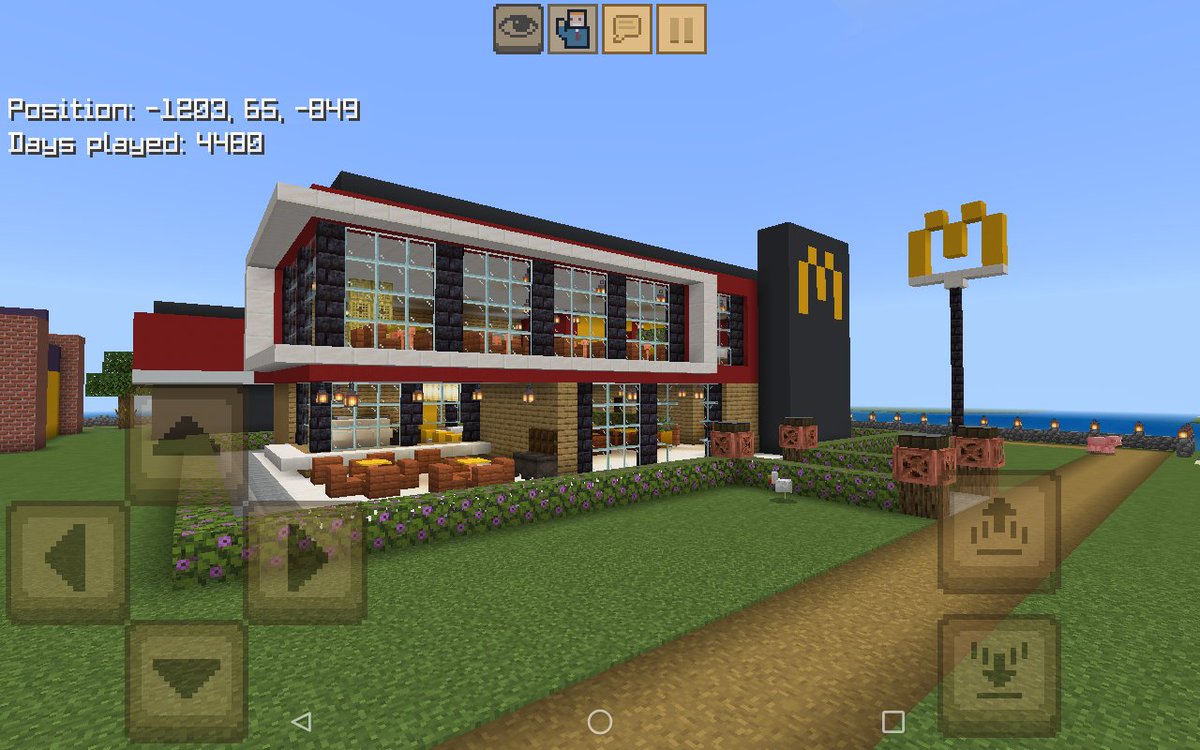 MCPlayer101206's tweet photo. McDonald's (Exterior/Facade)
#minecraft #minecraftbuilds https://t.co/U2NOOUQuAg