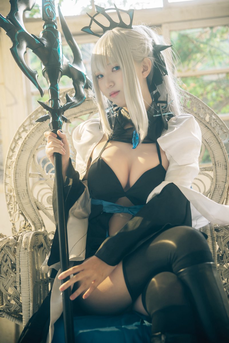 ririka_6015's tweet photo. cos FGO/モルガン

             どうか標に＿ https://t.co/tCbIcCjKh8
