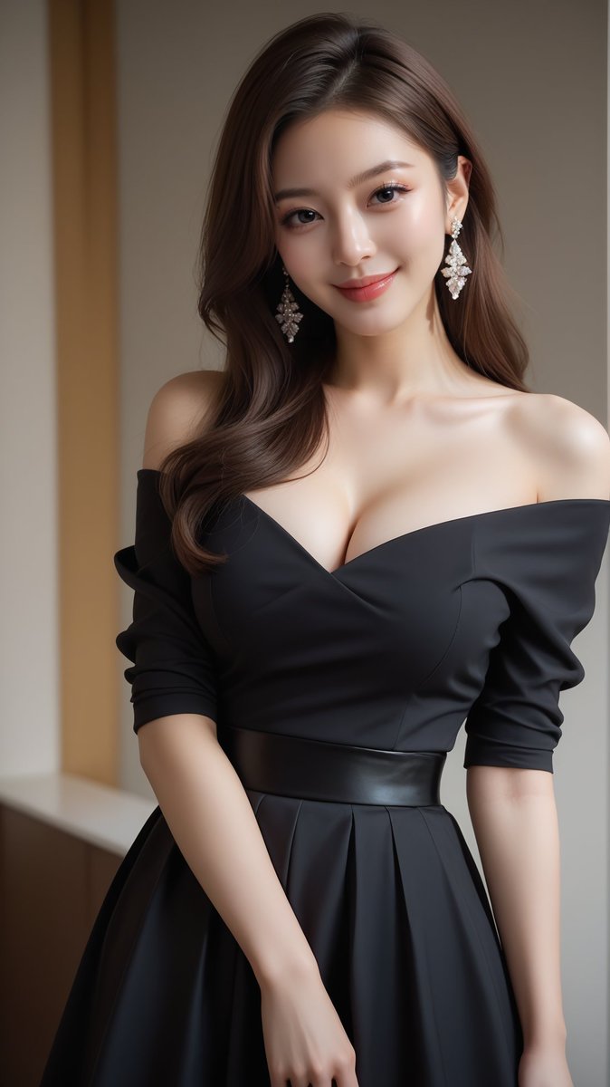 aibeauty211768's tweet photo. 今日は少しドレッシーに、大人のブラックコーディネート
#blackdress #offtheshoulder #elegantstyle #asianbeauty https://t.co/X3PbZ1NOtm