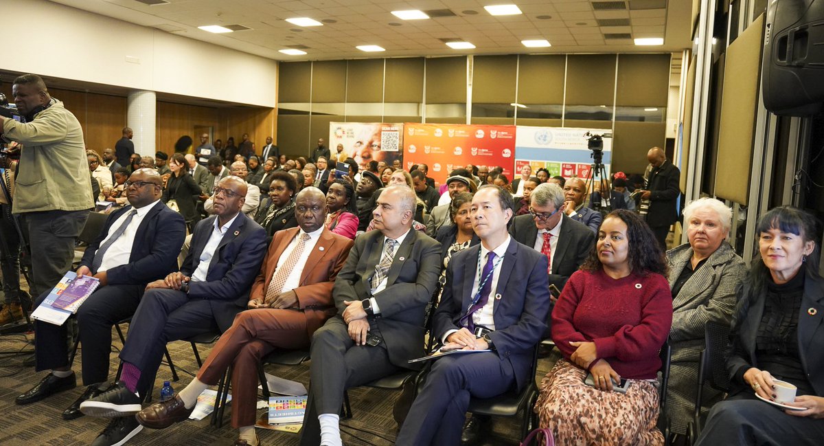 UNinSouthAfrica's tweet photo. The UN🇿🇦 is proud to launch the new Sustainable Development Cooperation Framework with the Government of South Africa. More than a document, it is a shared commitment to accelerate action, strengthen partnerships and deliver meaningful results for people across the country. https://t.co/6cT894R3Fc