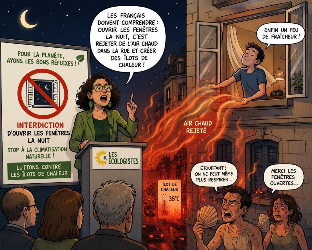 carrionmanuel1's tweet photo. Les délires du maire de Paris:

❌️❄️ « CLIMATISER SON APPARTEMENT, C'EST RÉCHAUFFER CELUI DU VOISIN ! » alerte Emmanuel Grégoire https://t.co/oRUGHrXFOV