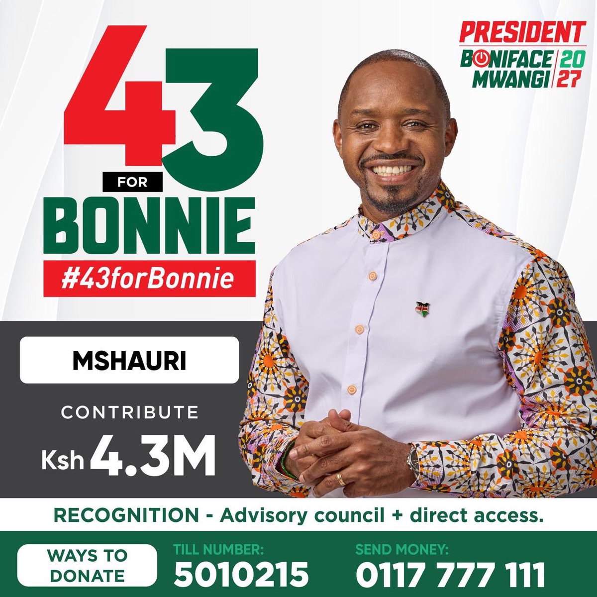 bonifacemwangi's tweet photo. Let’s do this, leteni uzito! Thank you. https://t.co/64UwG7LvE5