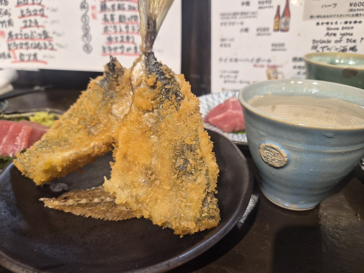 mzkinton's tweet photo. このアジフライが美味しすぎたよっ https://t.co/rUHkOM5BdH