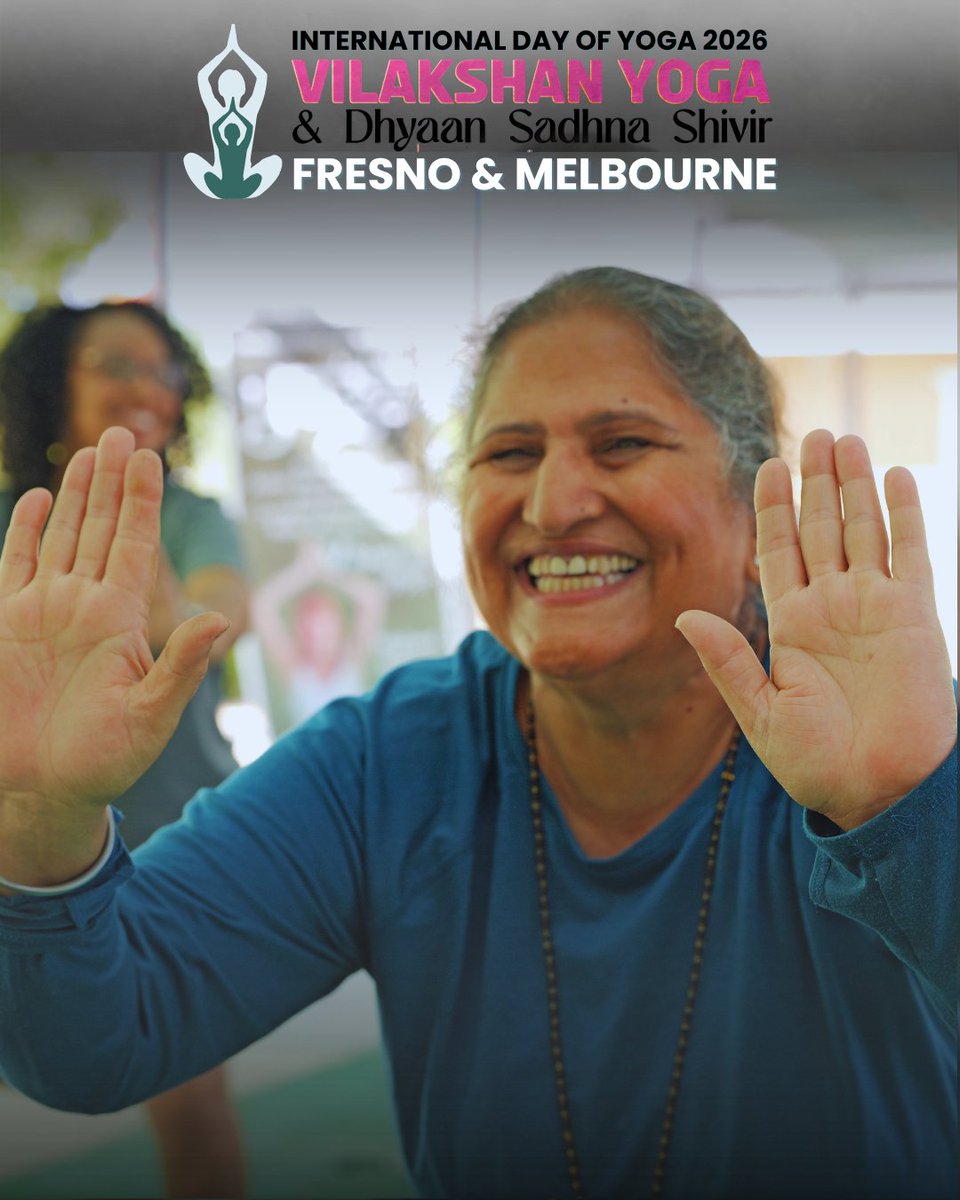 djjsaarogya's tweet photo. A vibrant International Yoga Day celebration was organised in Fresno, California and Melbourne (Australia) by DJJS Aarogya on 21st June 2026 that benefited a total of  245 practitioners.  

#DJJS #djjsworld #Aarogya #health #holistichealth #YogaCamp https://t.co/a2PsltAlt6