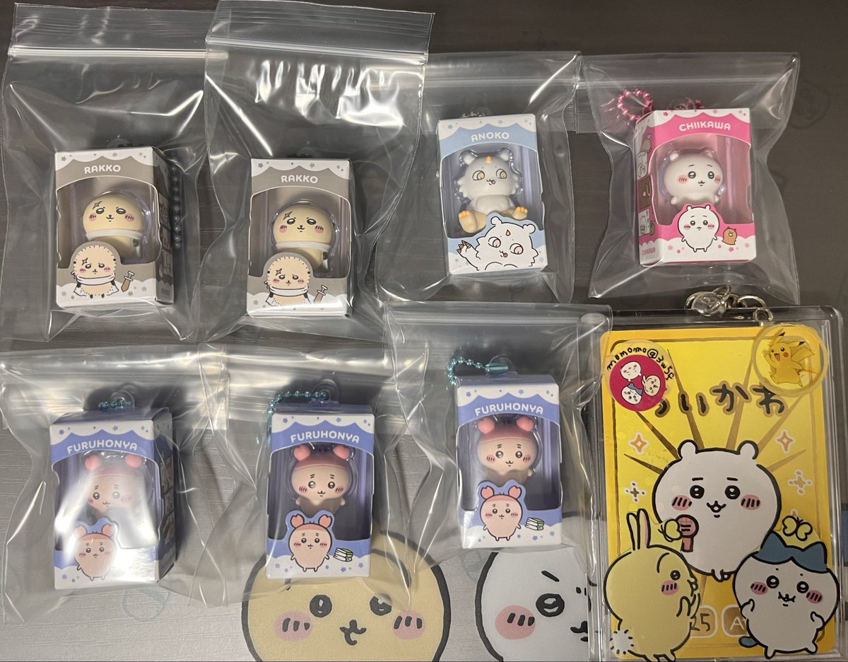 3w5f's tweet photo. 【交換】ちいかわチョコボックス

求)ハチワレ2

譲)ちいかわ、ラッコ2、古本屋3、あのこ

郵送のみ
とりあえず交換のみです。 https://t.co/TuyBT1Onxs