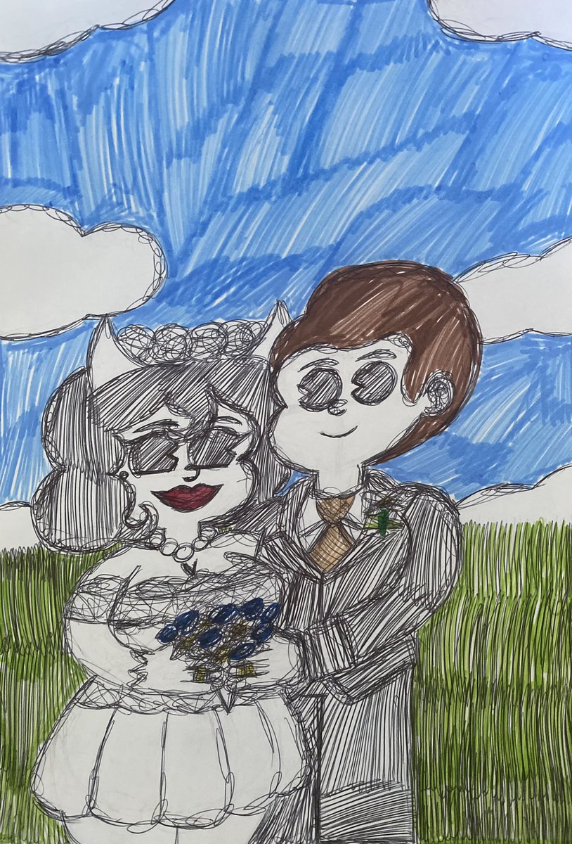 Liamsexton131's tweet photo. 59 years since Daisy and Jay tied the knot, next year is the big one!
#bendyandtheinkmachine #bendyandthedarkrevival #bendylonewolf #bendythecage #bendysecretsofthemachine #bendymovie #daisydemon #jaymiller #batimoc #drawing https://t.co/PzAB2LpNZw
