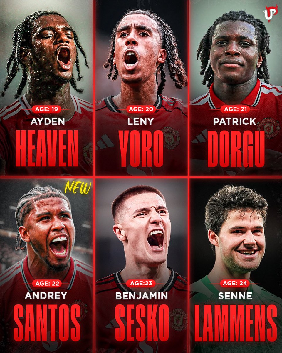 unitedpeoplestv's tweet photo. That’s now SIX high potential young players signed to play in the #MUFC first-team across the last 2 years. ❤️🌟 https://t.co/OHErZLnv3g