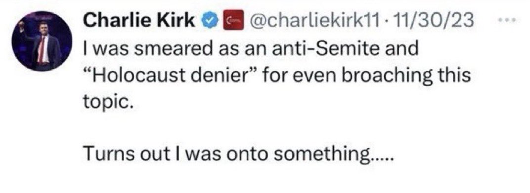 FroemelAndy's tweet photo. @RealCandaceO @JobobTaeleifi Charlie noticed back in 2023. They were terrified even back then. https://t.co/91JZrCS8ai