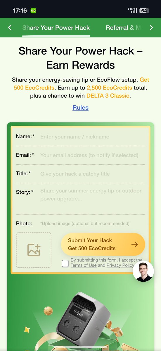 punkar4eto_92's tweet photo. @EcoFlowTech How about you clear the terms and grant the rewards from Share your Power hack before running another fake giveaway?
I have not received anything even though I was featured and your CS team is of zero help for 2 weeks now. https://t.co/TMsx25tdsk