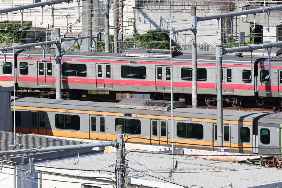 makodeha's tweet photo. 2026.7.10
E233系 ケヨF53編成
TK入場中
① 7号車  ② 8号車 https://t.co/FHeagJmVHl