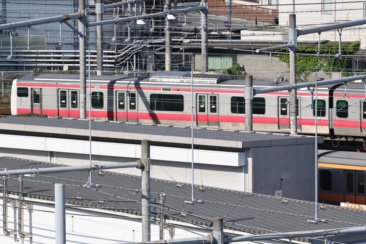 makodeha's tweet photo. 2026.7.10
E233系 ケヨF53編成
TK入場中
① 7号車  ② 8号車 https://t.co/FHeagJmVHl