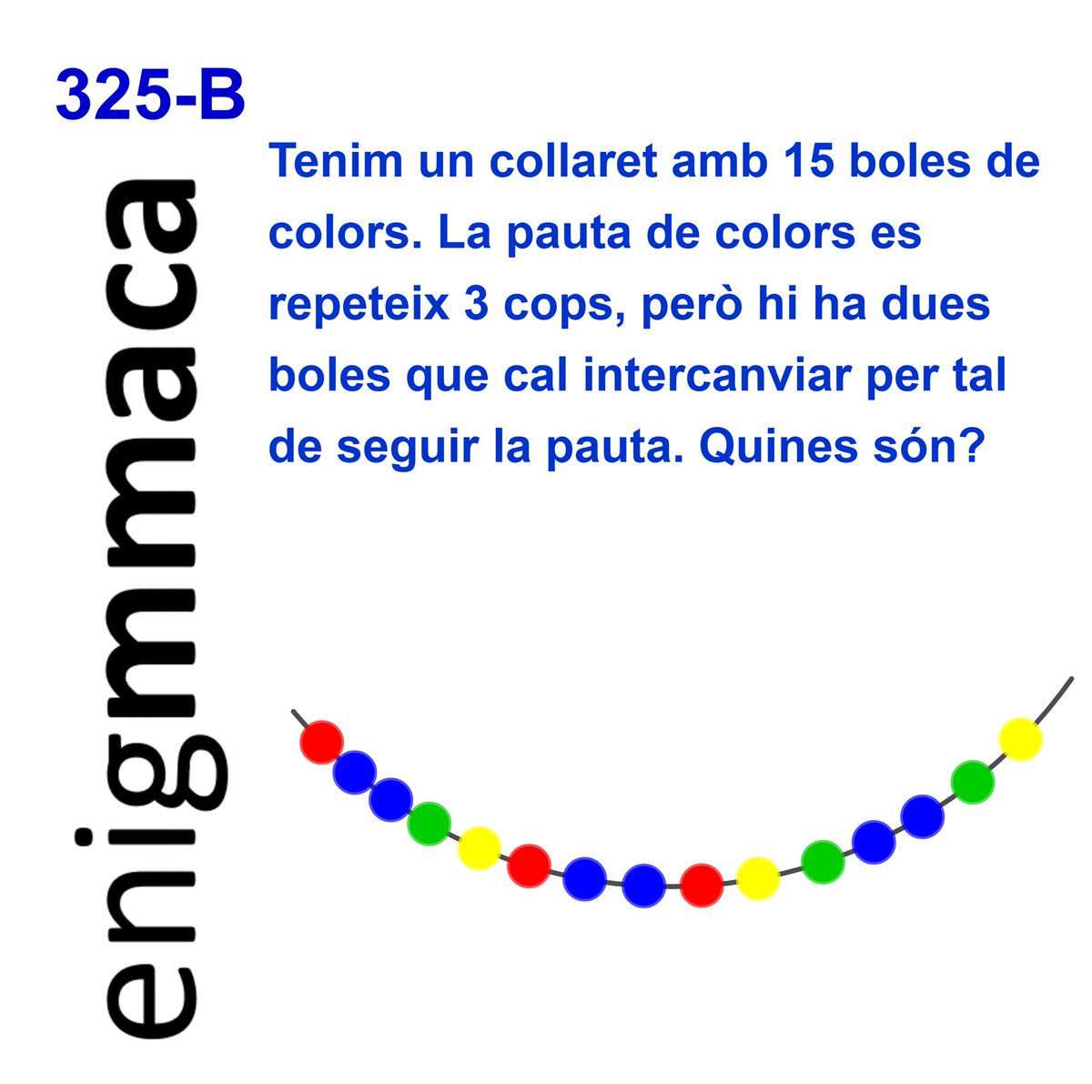 MMACA_cat's tweet photo. Tonifiqueu la ment….estireu les neurones i trobeu
les solucions dels #enigmmaca’s d’aquesta setmana
#enigma #repte #càlcul #maths #matemàtiques https://t.co/SlSKIFe6hS