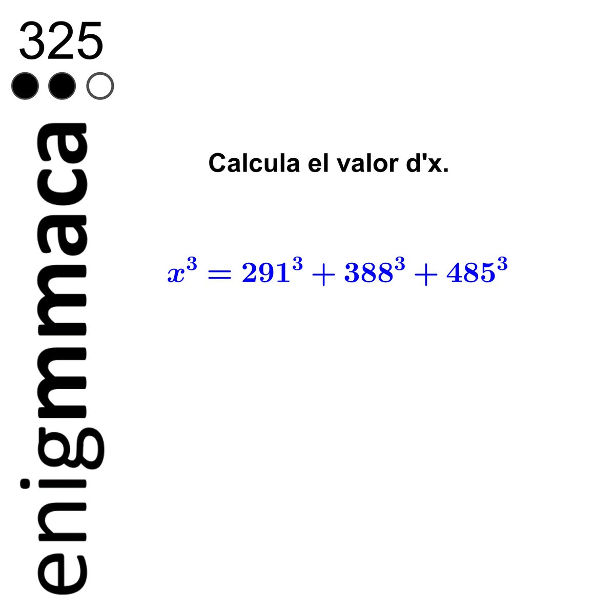 MMACA_cat's tweet photo. Tonifiqueu la ment….estireu les neurones i trobeu
les solucions dels #enigmmaca’s d’aquesta setmana
#enigma #repte #càlcul #maths #matemàtiques https://t.co/SlSKIFe6hS