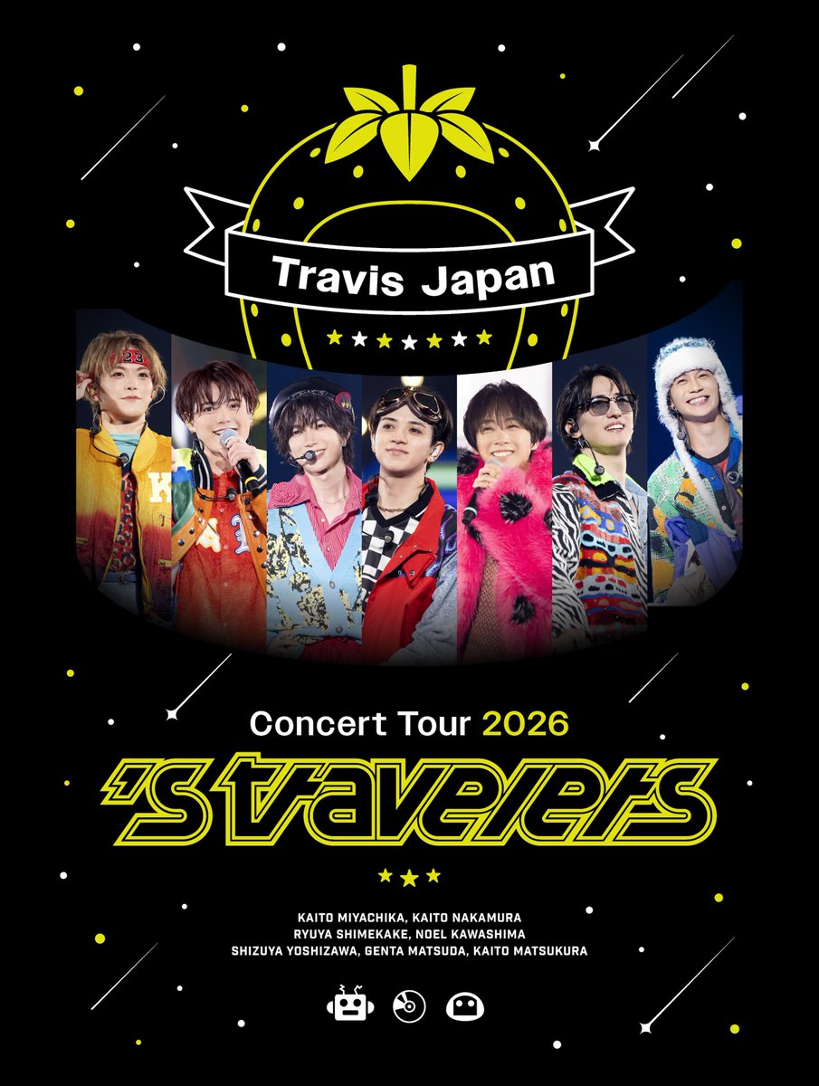 oricon's tweet photo. Travis Japan、ライブ映像作品
『Concert Tour 2026 's travelers』
完全生産限定盤の特典ティザー映像公開 ❗️
⠀
ツアーをメンバー自ら振り返る
ビジュアルコメンタリーなど収録
https://t.co/c4hXN6gFKj
⠀
#TravisJapan ▷トラジャ https://t.co/73hpcrYRwO