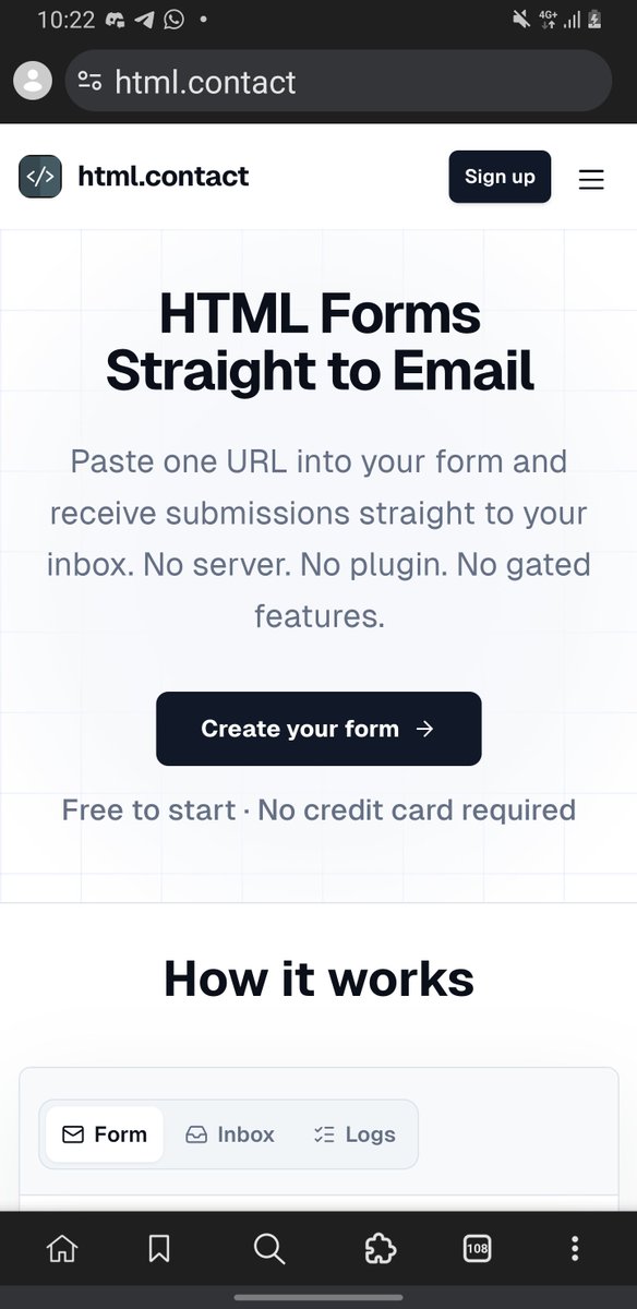 Ishaq0x_'s tweet photo. Good day legends 

Have you ever built a simple website and realized the hardest part wasn't the design it was handling the contact form?

Most small websites, portfolios, and landing pages only need one thing: a way for visitors to send messages. But setting up a backend, managing servers, or writing extra code can quickly turn a simple project into a complicated one.

That's why https://t.co/davksuTScB caught my attention after I saw it on @myfanforce Spotlight.

From what I've learned, @htmlcontact contact removes that complexity You create an endpoint, connect it to your existing HTML form, add your website's hostname, and you're ready to receive submissions directly by email No custom backend, no unnecessary setup, just a simple way to make your contact form work.

I also like that it isn't built only for experienced developers Whether you're creating a personal portfolio, a landing page with AI, or a website for a small business, it helps you focus on building instead of managing infrastructure.

Sometimes the most valuable products aren't the ones with the biggest feature list They're the ones that quietly solve a problem almost every developer runs into.

That's why https://t.co/davksuTScB is definitely worth keeping an eye on