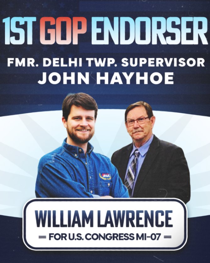 Bruce4USSenate's tweet photo. @WeWill2026 is taking the lead in his Michigan Congressional race https://t.co/FSMVMyrkPB