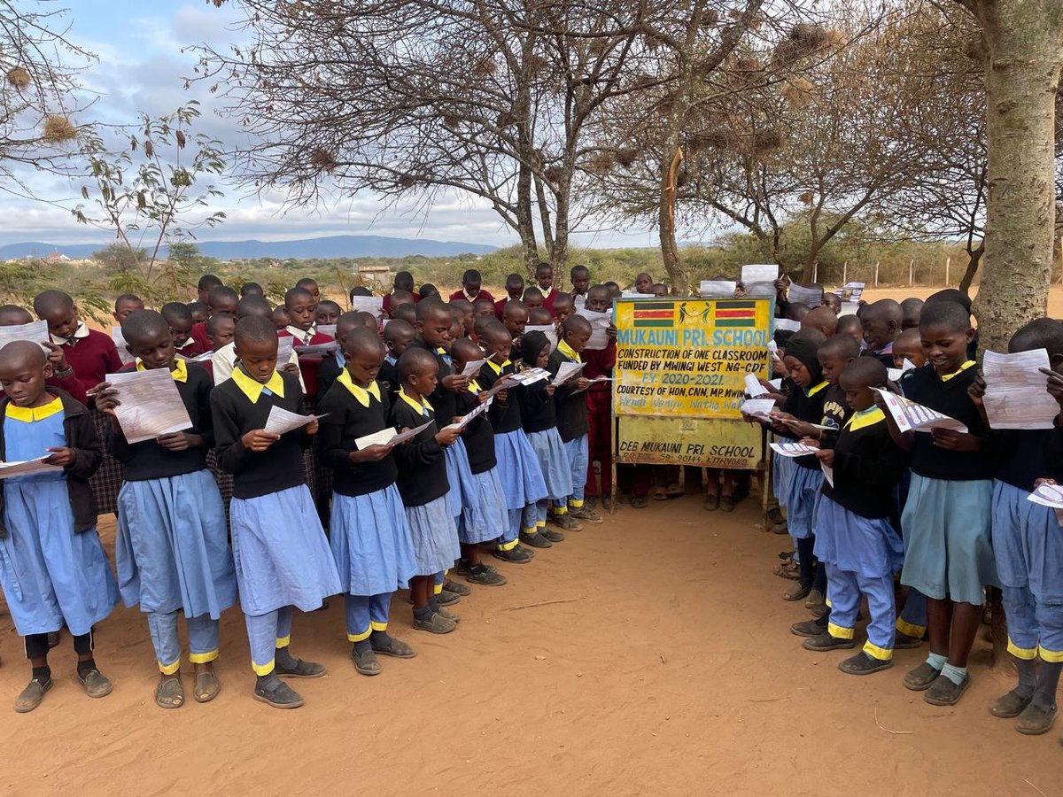 startalibrary's tweet photo. @Storymoja Kitui County✅

The road to 1 million is a reality.  Mukauni Primary and Junior School has read aloud. Did your school participate?

#nationalreadaloud2026 #1millionreaders #worldrecordedition #trending https://t.co/fdIilWYut0