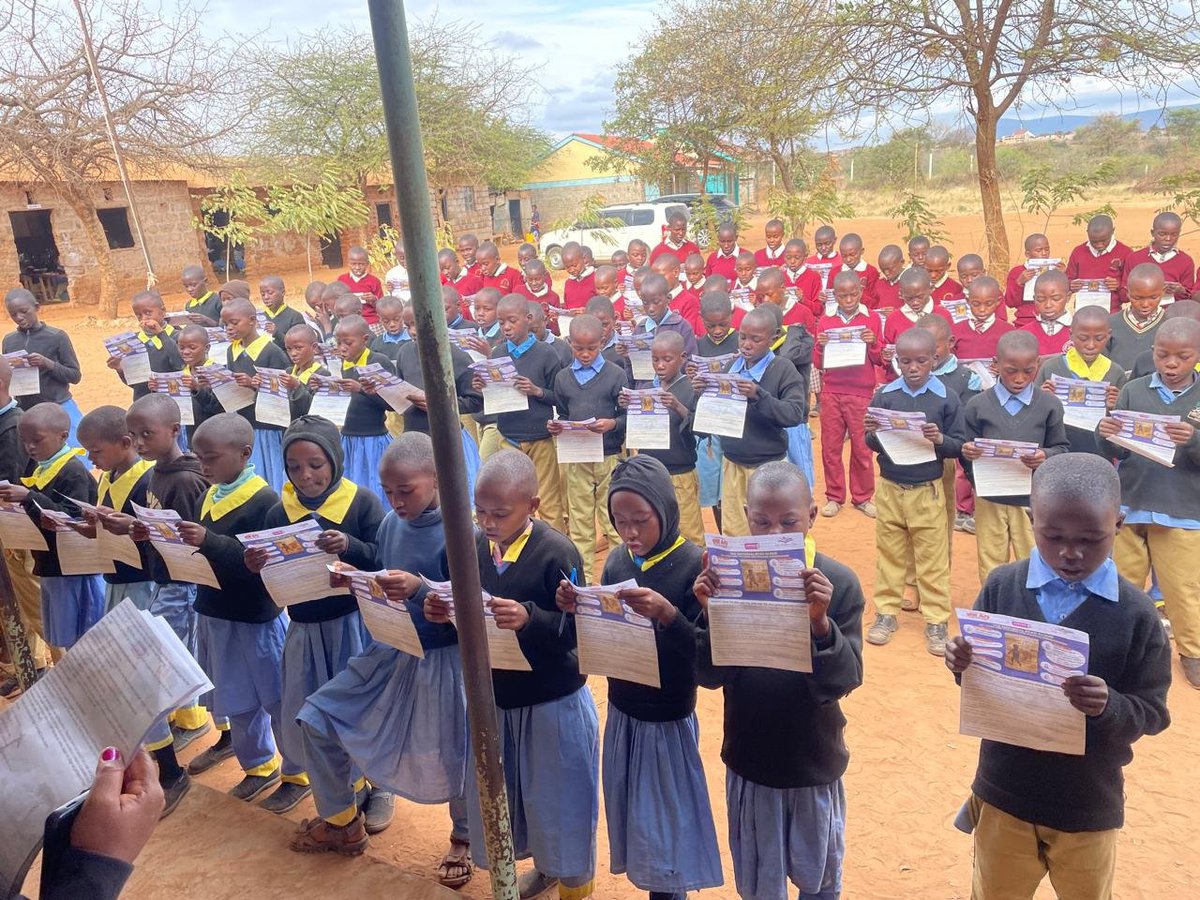 startalibrary's tweet photo. @Storymoja Kitui County✅

The road to 1 million is a reality.  Mukauni Primary and Junior School has read aloud. Did your school participate?

#nationalreadaloud2026 #1millionreaders #worldrecordedition #trending https://t.co/fdIilWYut0
