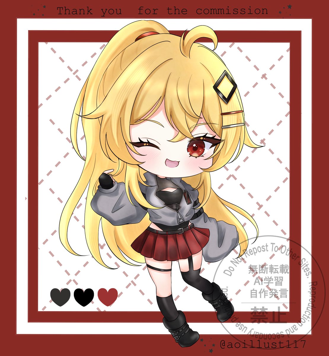 aoillust117's tweet photo. 【commission】ブァラン様（@BuAran416 ）
#イラスト依頼 #ミニキャラ #アイコン https://t.co/tdFQVL7JsC