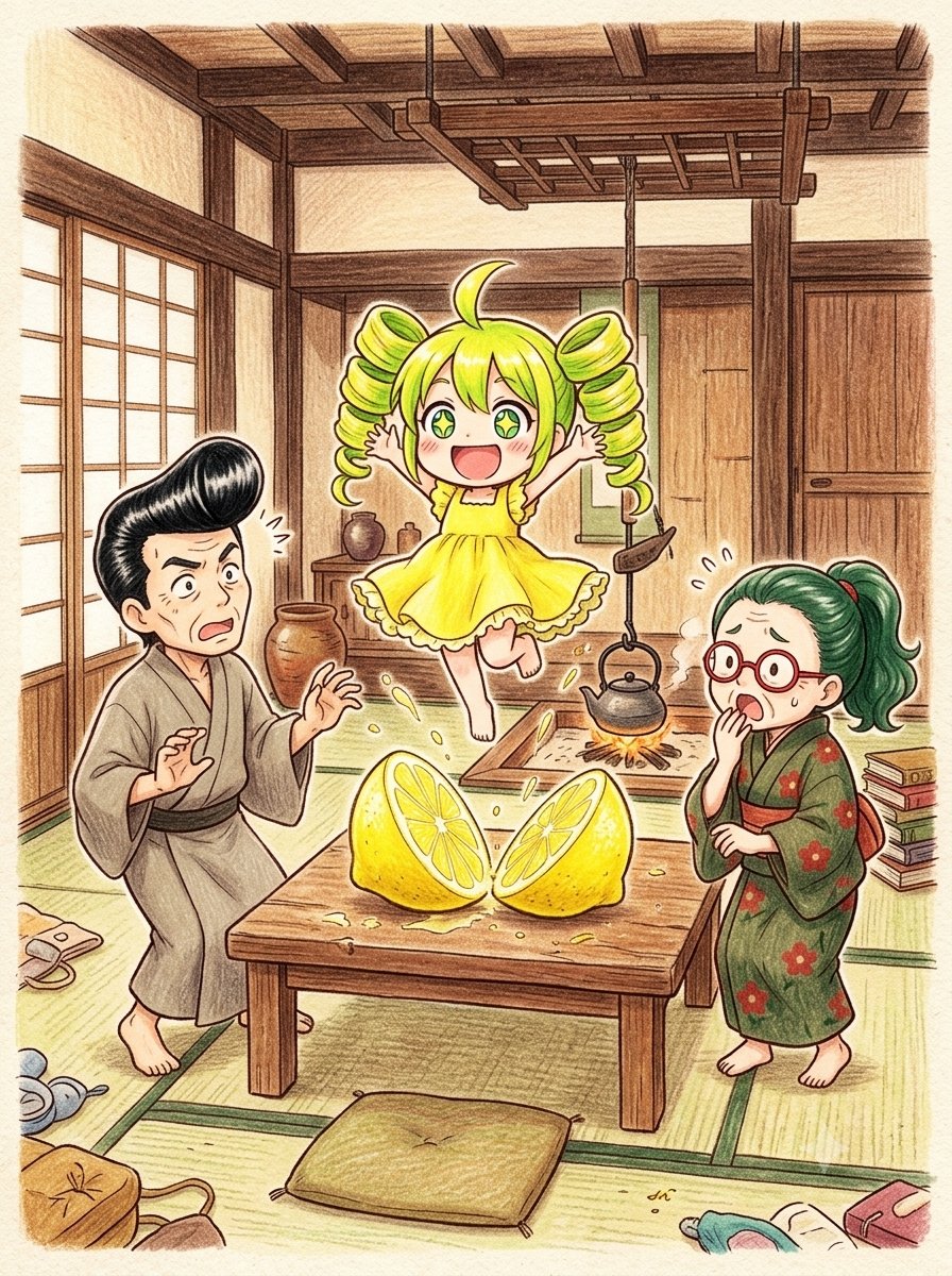 レモンちゃん おつかレモン🍋 レモンから生まれたレモンちゃん🍋