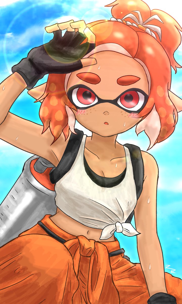 zz2836zz's tweet photo. パワーメカニックちゃ💪
夏だね〜 https://t.co/up2ybNNV1k