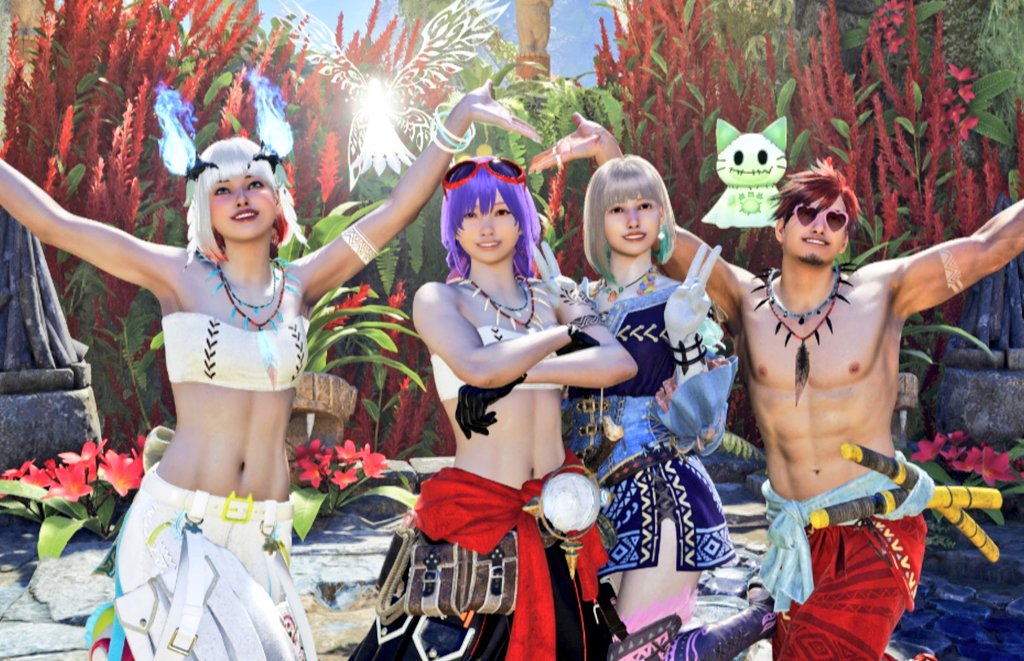 kanaria_204's tweet photo. 昨日はシンさん＆初めましてのめぐるさんと凪さんとフルパモンハン* ゚ ✧ ꈍᴗꈍ ✧ ゚ *
私以外999の人だった！
ハンマーに笛に使いたい武器みんな持ってて魅力を聞いてきてどちらもやりたくなった✨️✨️
10アルシュ、英雄、零式オメガが快適すぎてびっくりした！！
またみんなで遊びたいな🐦️♡ https://t.co/Xgd1YXLtNX