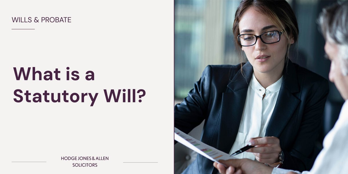 hodgejonesallen's tweet photo. Can a court approve a Will on someone's behalf? In some circumstances, yes.

A loss of mental capacity does not necessarily mean a person's estate planning has to remain unchanged. Trainee Solicitor, Dorian Williams explores the role of the Court of Protection in approving Statutory Wills, the legal test for capacity, and the detailed application process involved in ensuring a person's best interests are protected.

If you need advice on Wills, mental capacity or the Court of Protection, our team is here to help.

#CourtOfProtection #WillsAndProbate #LegalSupport