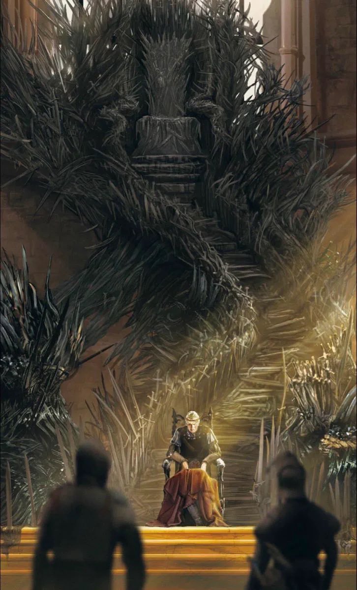_greywithin's tweet photo. Iron Throne                                                     Iron Throne 
 (In books)                                                          (In show) https://t.co/EgoayehdU0