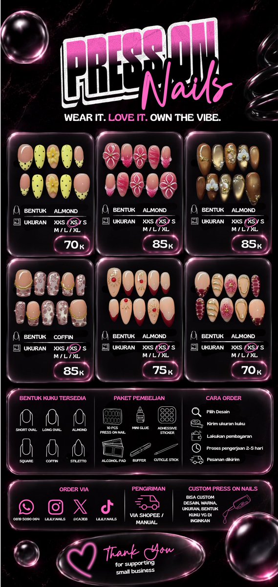 cajeb's tweet photo. jajan nailart yuu
bisa custom juga guisss
ini ridi stoknya yaaa 😍😍😍 https://t.co/T0wMXFl3wE
