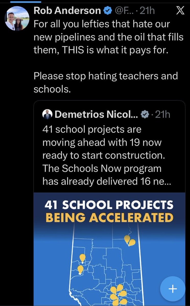 DeannaM59056819's tweet photo. Rob wants you to believe that O&amp;G is our saviour. Even with record oil production &amp; prices, AB funds education near the lowest in CA. 

Either O&amp;G isn’t the saviour Rob claims it is, or t/UCP are failing to distribute that $ to public ed. appropriately.

#FireTheUCP #abed #ableg https://t.co/2R6AIF9GdI