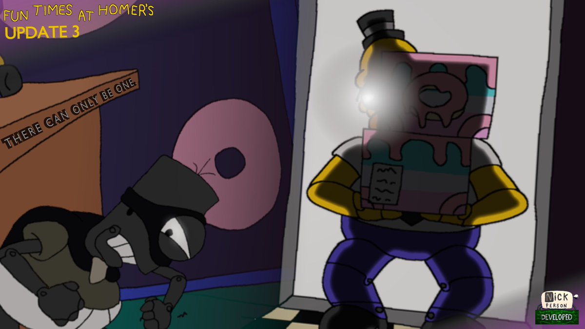 NickPersonDev's tweet photo. Fun Times at Homer's 1 Update 3 Progress:

Yet another cutscene has been finalized! Update takes one step further into being complete. https://t.co/2SAXvir5jy