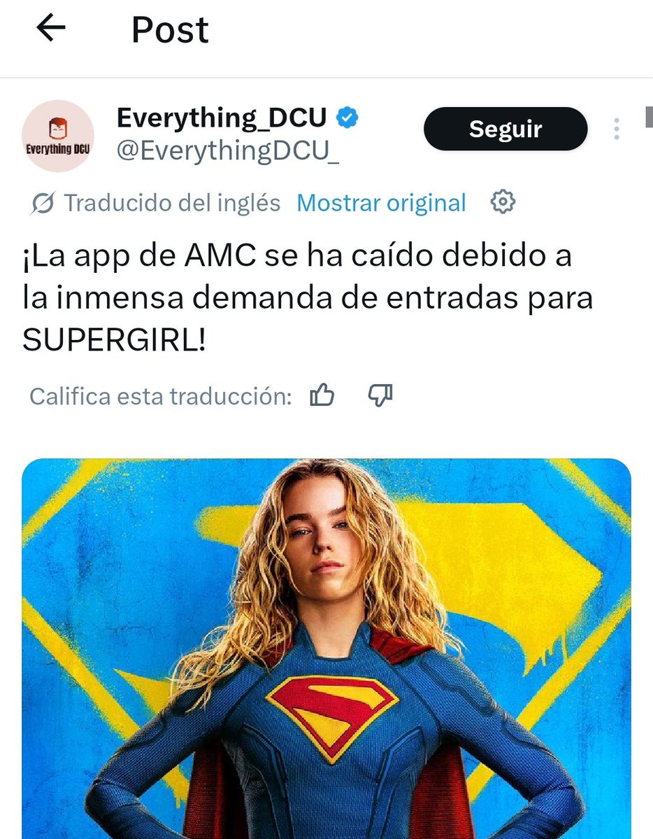 CringGunn2's tweet photo. Esa noticia envejeció como la leche XD

Lo peor eran los "real DC fans", que insultaban a cualquiera que les dijera que la app de AMC hacía eso seguido, sin que existiera una gran demanda de entradas. https://t.co/Yd0bJgZ2HA