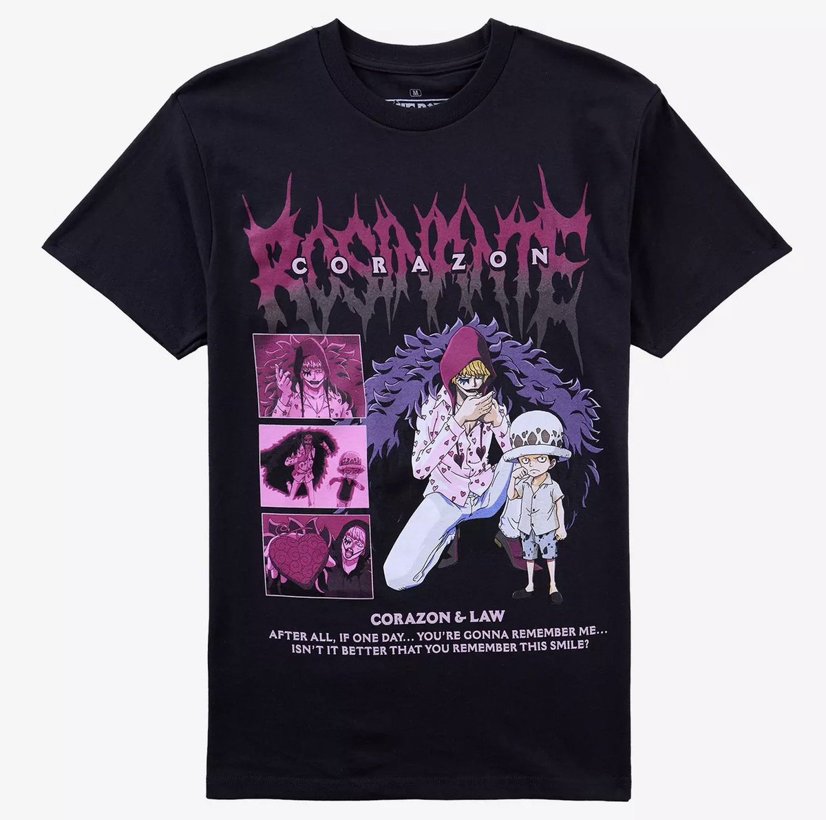 OPMerchandise's tweet photo. Corazon &amp; Law T-Shirt is available at @HotTopic.

Link: https://t.co/UTggf2HKNN

$24.90

Ship to store option available.

#OnePiece
#Ad https://t.co/9vA1csjR1W