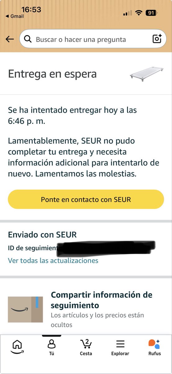 rebecasj's tweet photo. @SEUR @SEUR_responde sois unos IMPRESENTABLES!! Estoy en casa von este calor de mierda esperándoos y me venís con esta?? 6;46 PM vuando son las 16:53!! Vergüenza de servicio, vergüenza DE TODO!!! https://t.co/MMxjm1Jy27