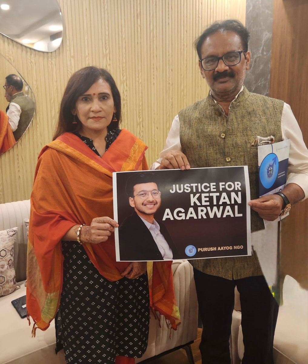 barkhatrehan16's tweet photo. संसद में 'पुरुषों के लिए राष्ट्रीय आयोग' (National Commission for Men) बिल लाने के लिए डॉ. अशोक कुमार मित्तल जी का सहृदय आभार।

​न्याय का अधिकार हर किसी का है, चाहे वो किसी भी जेंडर का हो। 
बात सिर्फ इंसाफ की है। 🙏
#JusticeForKetan
@DrAshokKMittal https://t.co/8Le9BTxktY