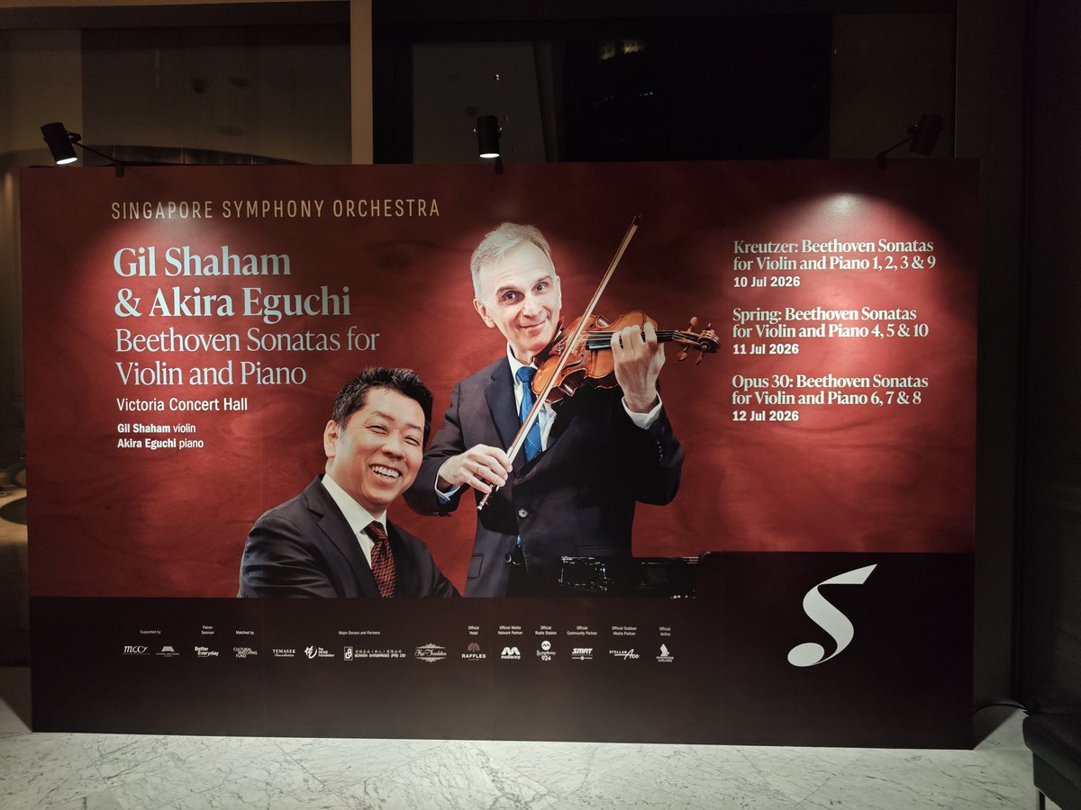 BoethiusChen's tweet photo. I'm very honored to listen to this concert as I'm travelling in Singapore! https://t.co/nop3A8uszV