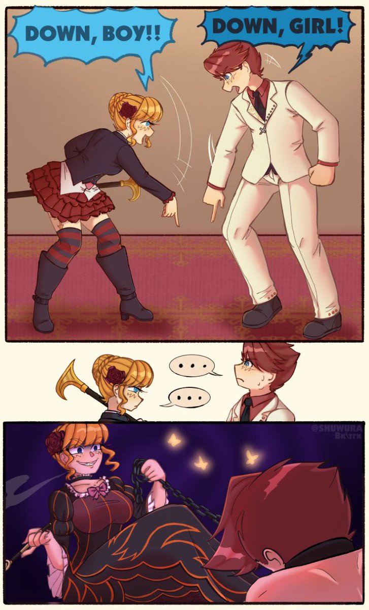 ShUWUrka's tweet photo. Давнишняя работа, когда этот мем был популярен
#umineko https://t.co/YQHNc2d5jF
