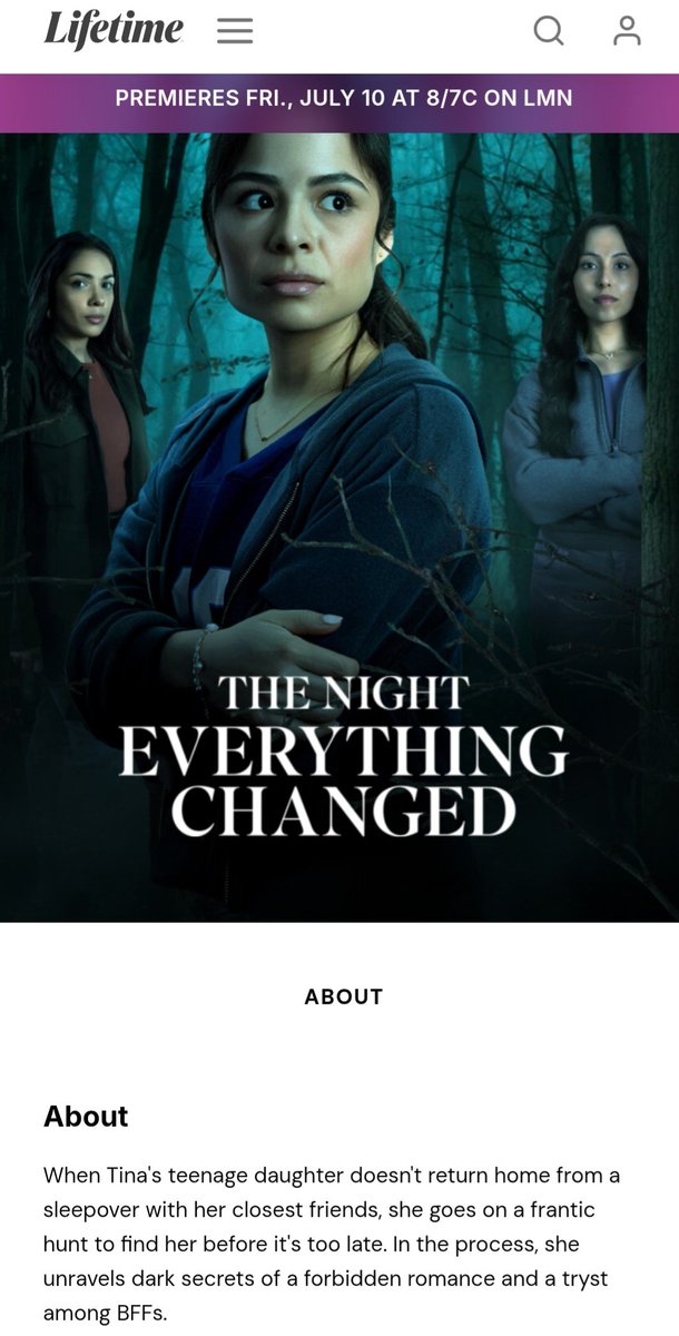 RavenTierra's tweet photo. 👀🍿📺 Tonight at 8pm est @LMN #lifetimemovie 
#TheNightEverythingChanged https://t.co/YmQ2pk4Hsa
