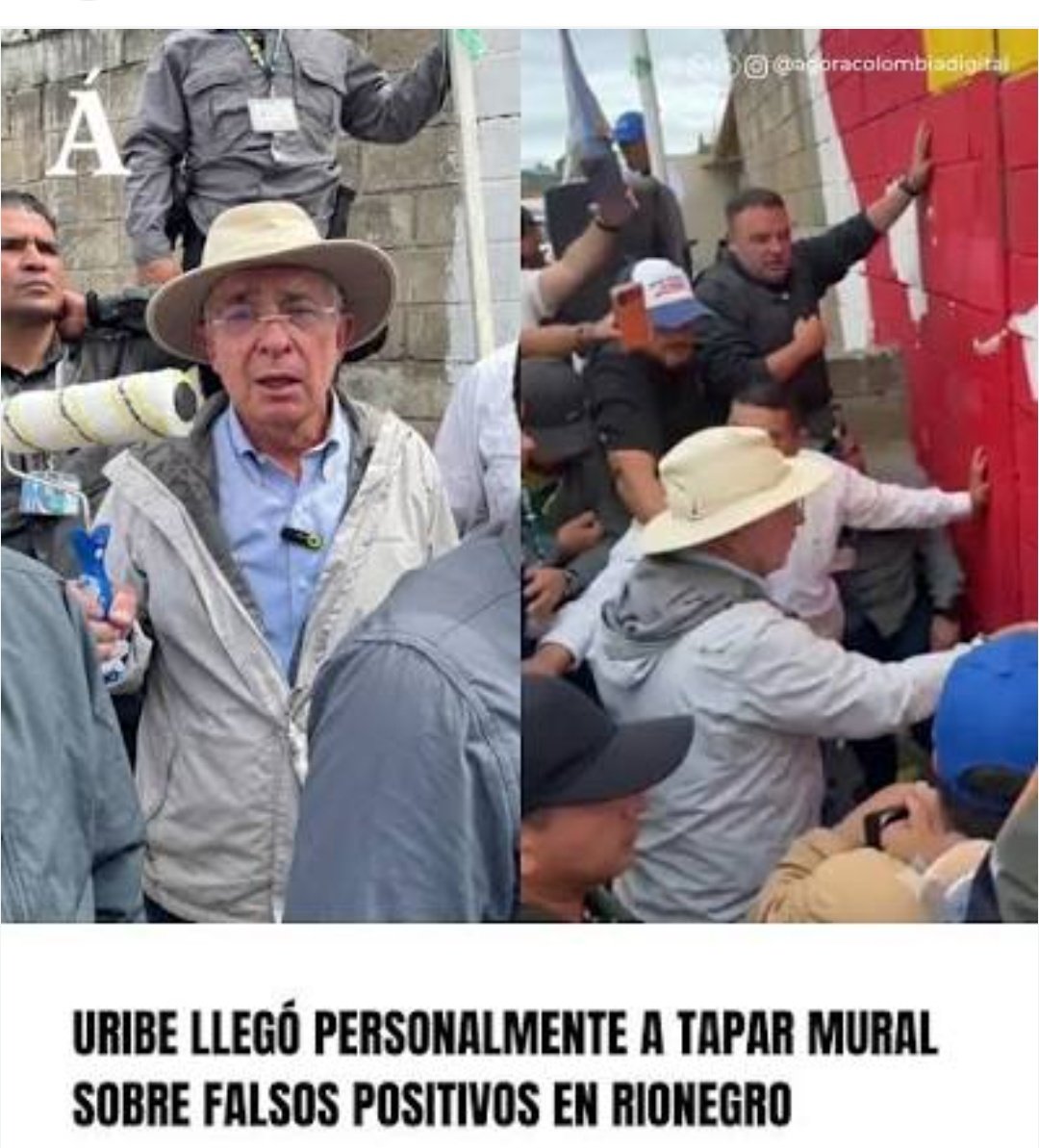 masdigoyo's tweet photo. @AlvaroUribeVel Imágenes que dicen más que mil palabras.
"LAS MADRES, Y NO SÓLO LAS DE SOACHA, LAS DE TODA COLOMBIA TIENEN LA RAZÓN".
Si un mural, o cualquier otra expresión o testimonio público no me afecta, ¿Por qué carajos, también voy a desaparecerlo y sepultarlo?
Eso equivale a otro FALSO+ https://t.co/Bq3vsjPobV
