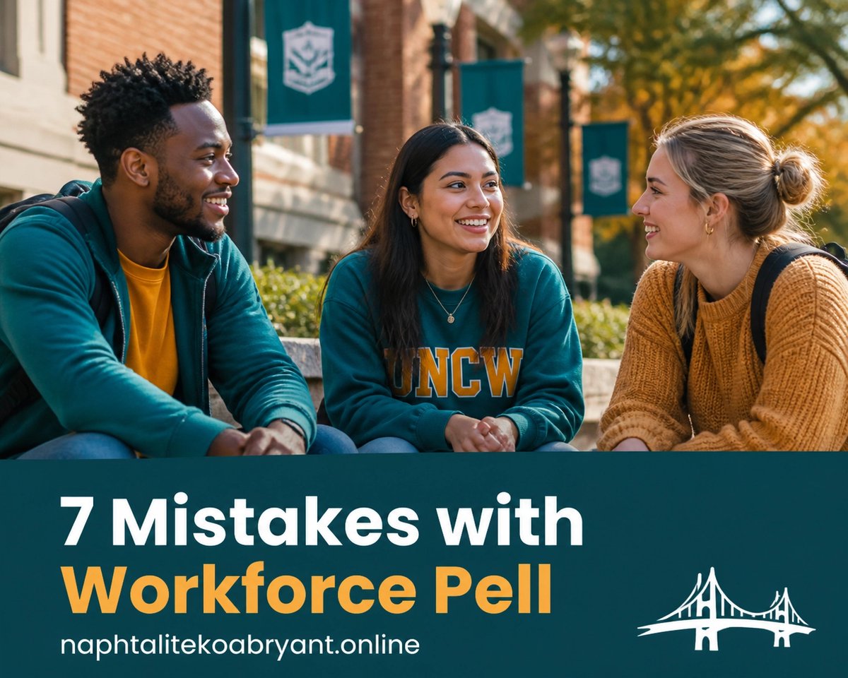 naphtalitbryant's tweet photo. Workforce Pell is a different beast. Don't pour from an empty cup by missing the 70/70 rule. My new blog covers 7 mistakes you must fix. Visit https://t.co/HSp32IAI2H to get funded. #WorkforcePell #DebtFree #CareerSuccess https://t.co/ZRImyEx2PK