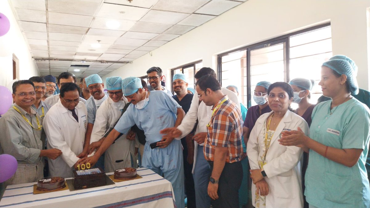 AIIMSBhubaneswr's tweet photo. @AIIMSBhubaneswr celebrates the successful completion of 100 advanced #RoboticSurgeries, becoming the first government healthcare institution in #Odisha to establish a fully functional, multi-disciplinary robotic surgery programme.
@MoHFW_INDIA https://t.co/y2vTfTQClo