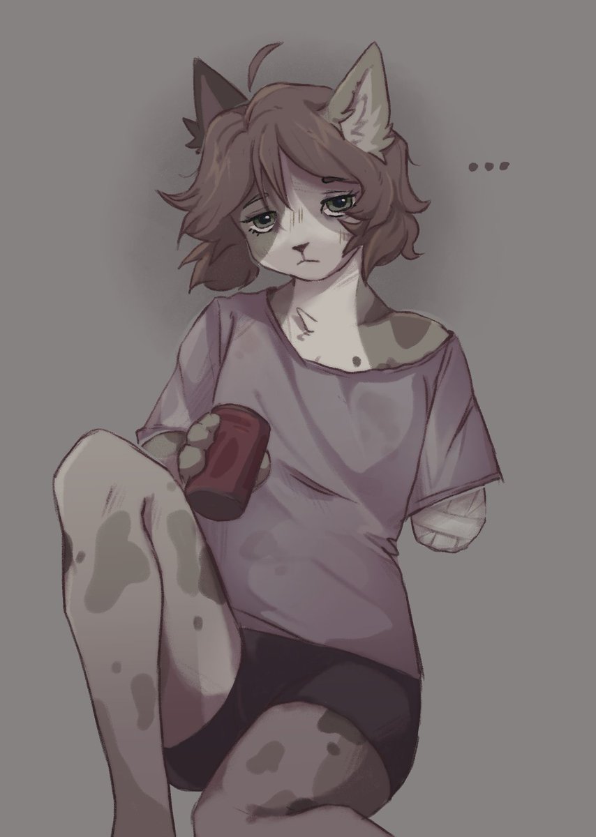 thathorsy's tweet photo. sad kitty 

#furryㅤㅤㅤ https://t.co/aZvGDVzI9Z