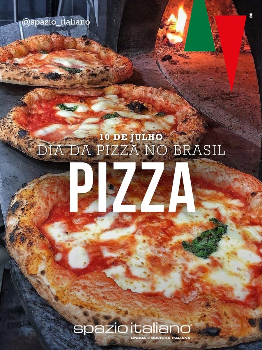 spazio_italiano's tweet photo. É HOJE: 10 de Julho - Dia da Pizza no Brasil.
Mas todo dia é dia dela… no mundo inteiro!
#diadapizza #10dejulho #amopizza #spazio_italiano #spazioitaliano https://t.co/tbCISqD49D