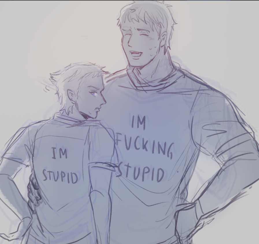 ough333's tweet photo. smol stupid and big stupid #dunkaerion https://t.co/4tbkddb71S