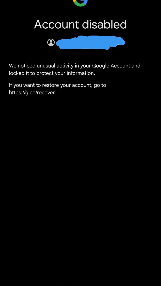 Manishkg39's tweet photo. @TeamYouTube @Google My Google account disabled due to unusual activity. But  my 100K subscribers channel is still live. Recovery fails every time. Please help. https://t.co/ox6IvTjyRx