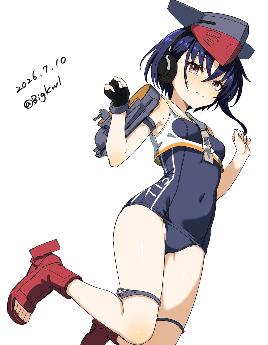 BigKwl's tweet photo. 伊13 
#艦これ版深夜の真剣お絵描き60分一本勝負 
#艦これ版真剣お絵描き60分一本勝負_20260710 https://t.co/eZwBtfsfdy
