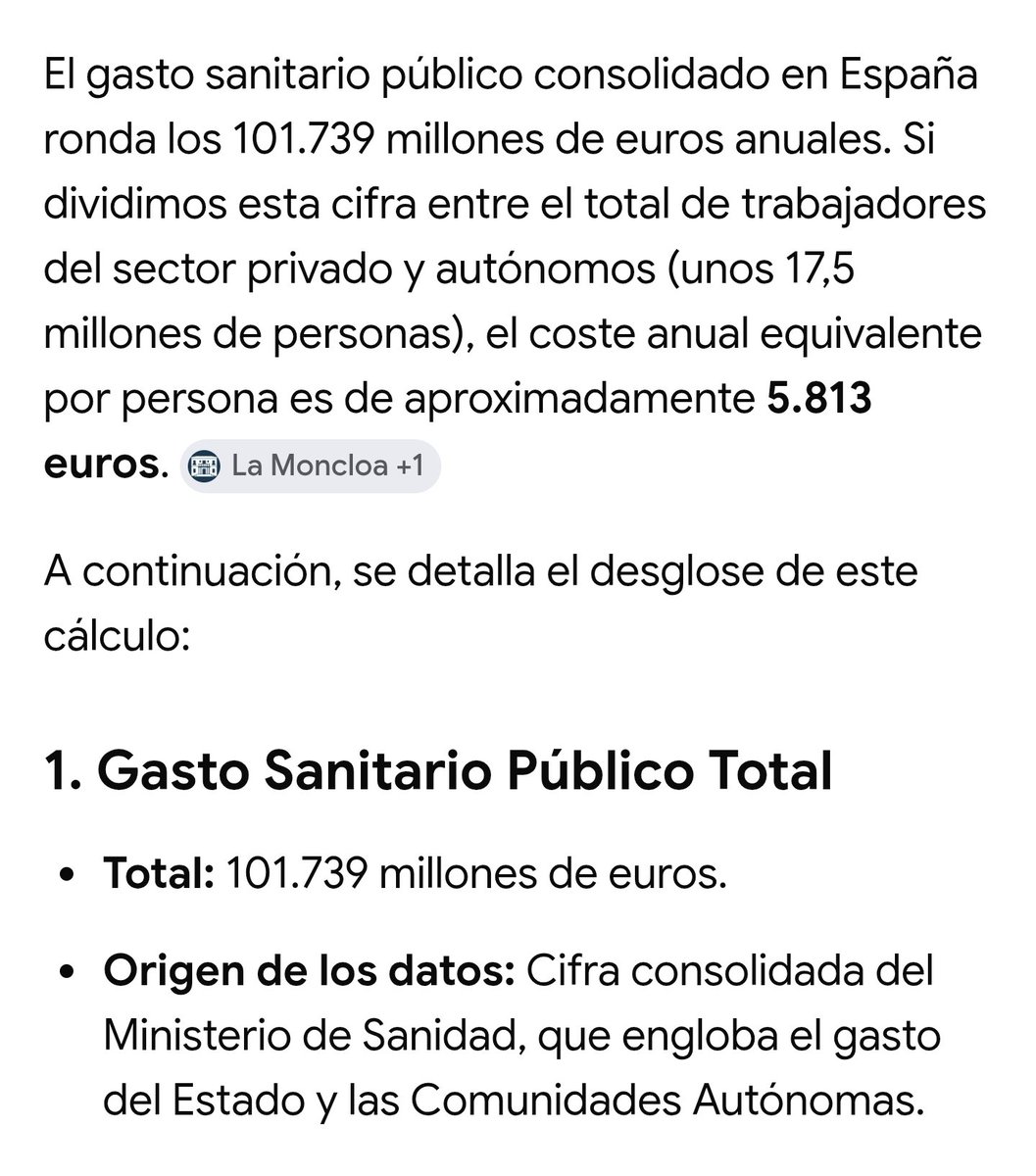 StopParasits's tweet photo. @Mawa000 @caminantes21 Es aun más bestia si lo divides entre los autónomos y trabajadores de la privada..
5.800€ https://t.co/efPN52y8AZ